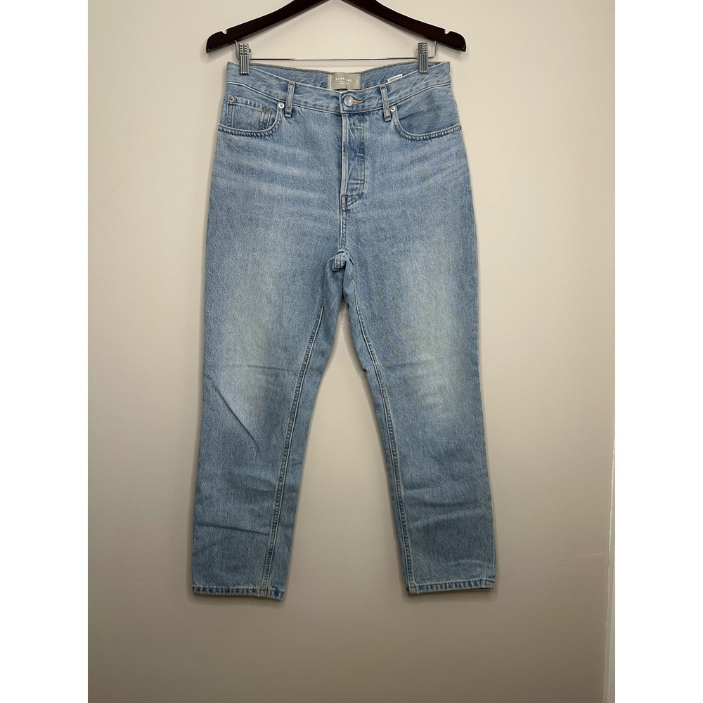 Everlane The 90's Cheeky Jean Women 28 Light Blue EUC High Rise Organic Cotton - Picture 2 of 8
